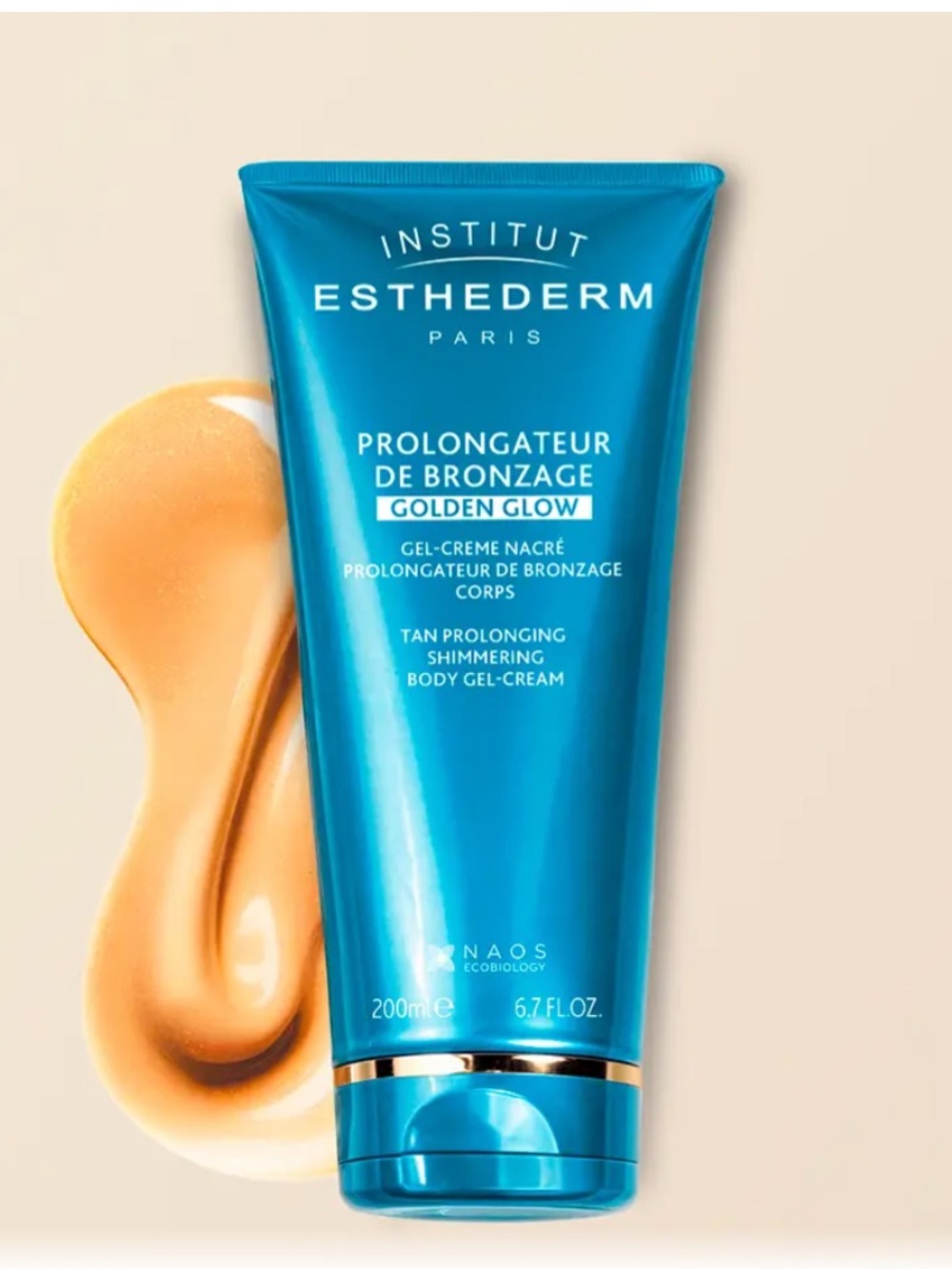 Esthederm Paris Golden Glow Tan Prolonging Shimmering Body Gel-Cream